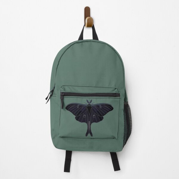 Item preview, black Luna Moth designed and sold by Moth-Oak.