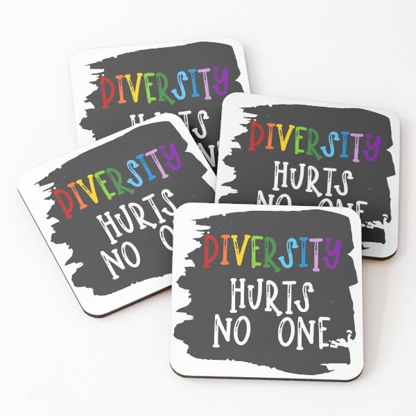 Item preview, Diversity Hurts No One designed and sold by Spike The Punch Design Co..