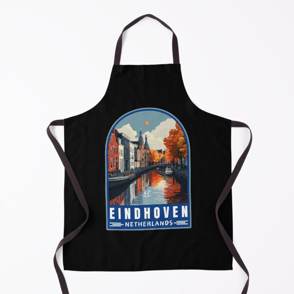 Item preview, Eindhoven in North Brabant Netherlands Vintage Travel Art Landscape designed and sold by MaateoDesign.