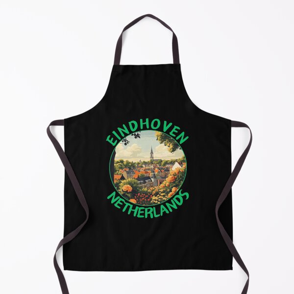 Item preview, Eindhoven in North Brabant Netherlands Retro Vintage Art Emblem designed and sold by MaateoDesign.