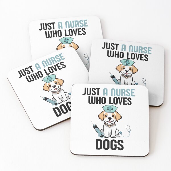 Item preview, Just a nurse who loves dogs - Nurse nursing dog lover designed and sold by ZACK ART.