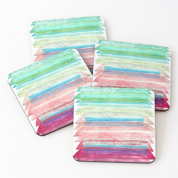 Item preview, Watercolor and Oil Pastel Layered Translucent Painting  designed and sold by ErynRoseStudio.
