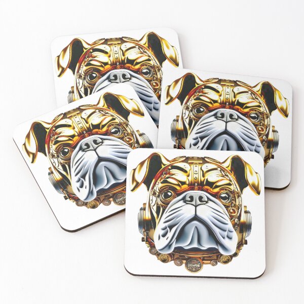 Item preview, Steampunk Retro style Bulldog designed and sold by Drone-tees.