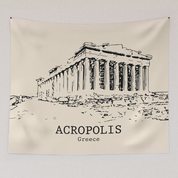 Item preview, Acropolis - Greece designed and sold by Lakeric Cityscapes.