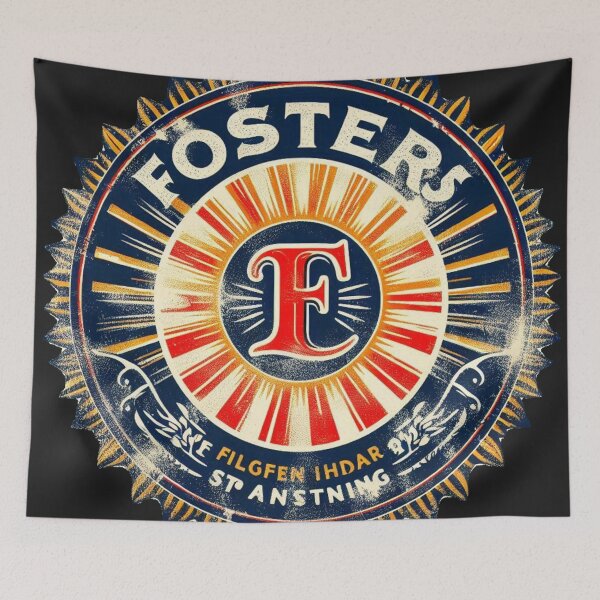 Item preview, Fosters logo weather worn vector Art designed and sold by neildoch.