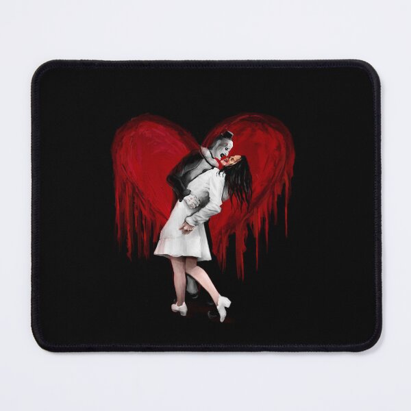 Item preview, Terrifier Valentine's Day Art: Vicky and Art the Clown in Classic Sailor Pose designed and sold by trentnin.