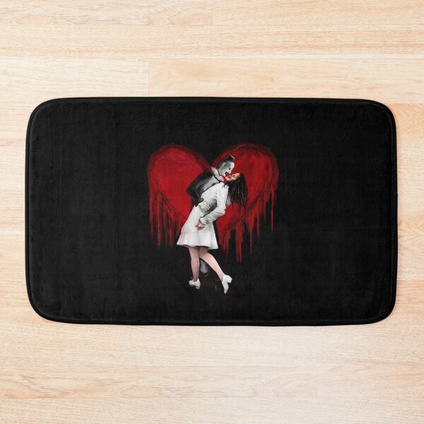 Item preview, Terrifier Valentine's Day Art: Vicky and Art the Clown in Classic Sailor Pose designed and sold by trentnin.