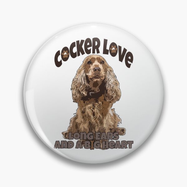 Item preview, cocker love: long ears and a big heart designed and sold by unpoquetet.