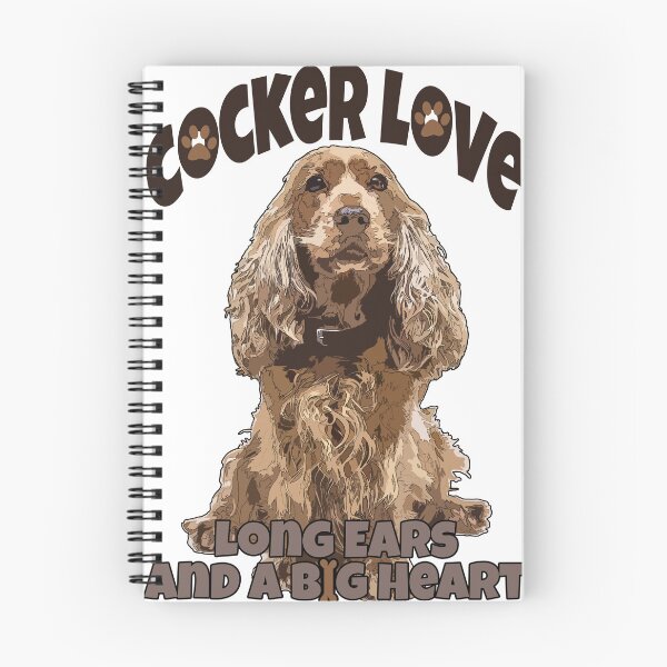 Item preview, cocker love: long ears and a big heart designed and sold by unpoquetet.