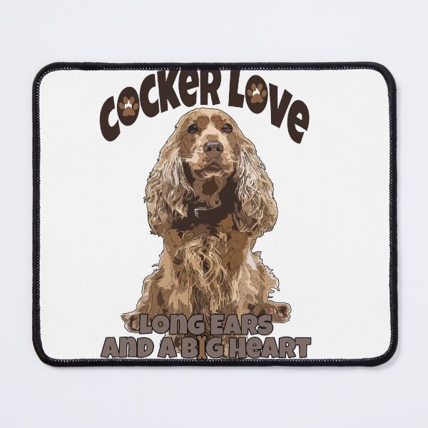 Item preview, cocker love: long ears and a big heart designed and sold by unpoquetet.