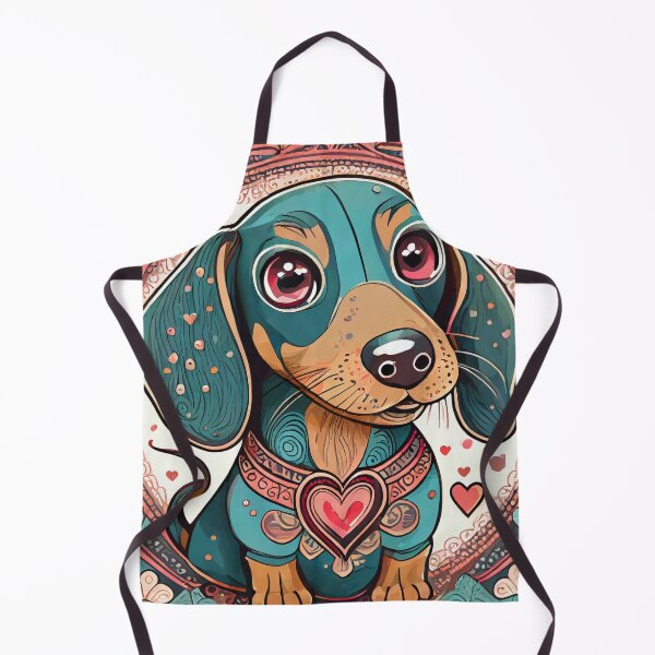 Item preview, Valentine's Day Dachshund 5 designed and sold by Mandalahijo.