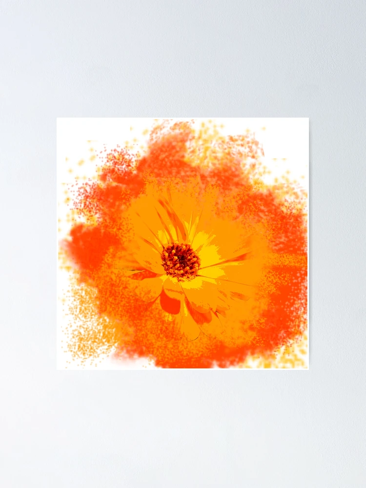 Thumbnail 1 of 3, Poster, Exploding Flower designed and sold by Cedesstuff.