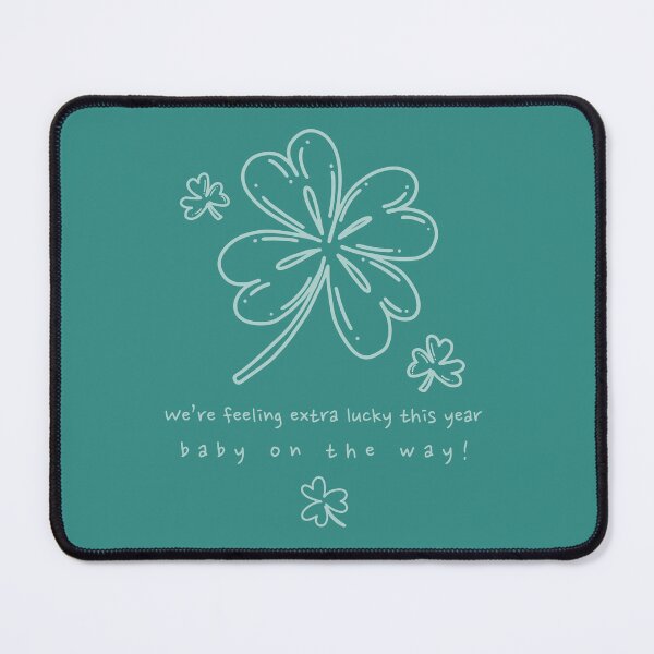 Item preview, We're feeling extra lucky this year- St Patrick's day pregnancy announcement designed and sold by dreamlandbuyers.