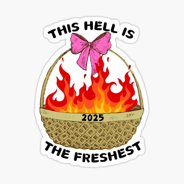 Item preview, Fresh Hell, Now Delivered in a Handbasket designed and sold by SweetNolia.