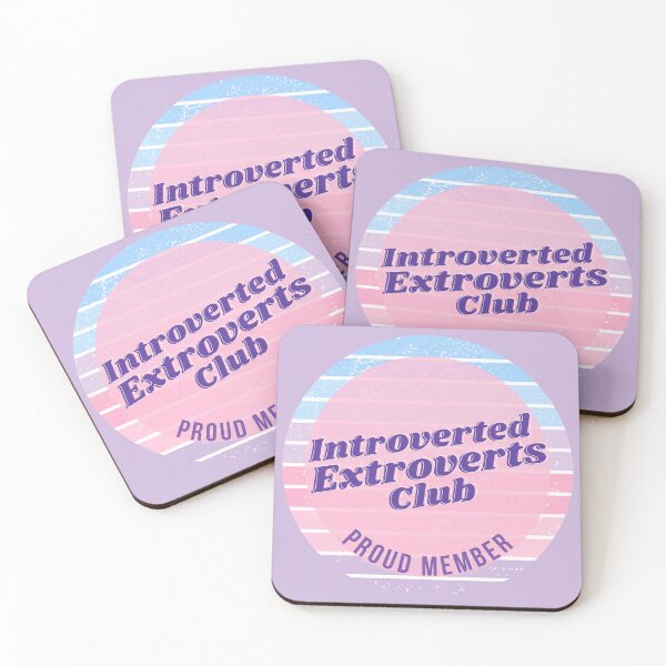 Item preview, Introverted Extroverts Club - Proud Member designed and sold by itsgettingsilly.