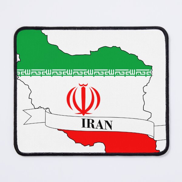 Item preview, Iran flag map designed and sold by visual adventures.