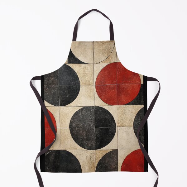 Item preview, Abstract Geometric Tile Pattern in Red and Black designed and sold by RGShirtWorks.