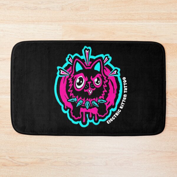 Item preview, Neon Kitten Spiked Collar with Name designed and sold by Electric Kitten.