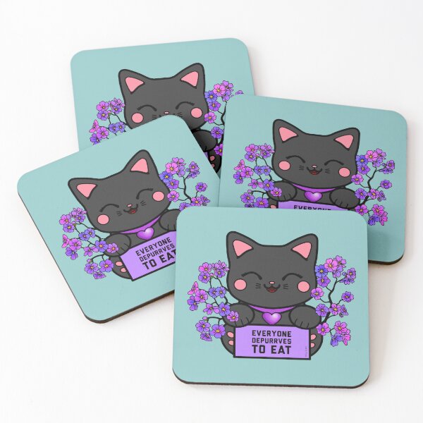 Item preview, Everyone Depurrves To Eat designed and sold by Art by Veya.