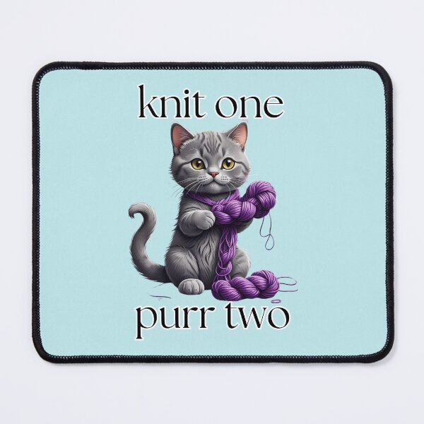 Item preview, Knit One, Purr Two designed and sold by VeryGoodFiber.