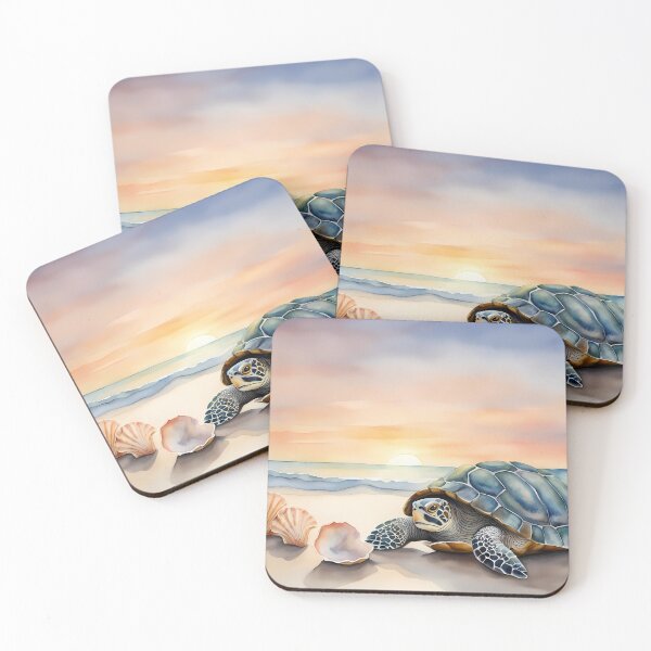 Item preview, Turtle Curious about Seashells designed and sold by CalmnessbyChoice.