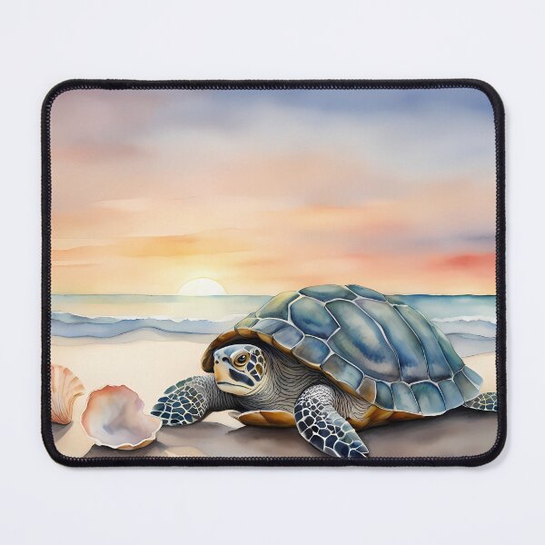 Item preview, Turtle Curious about Seashells designed and sold by CalmnessbyChoice.