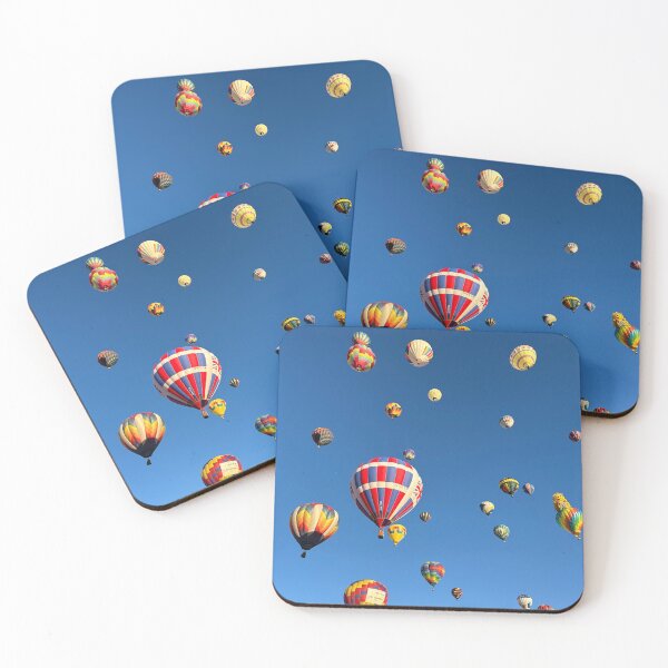 Item preview, Hot Air Balloons in Blue Sky designed and sold by LyssieMcWilli.