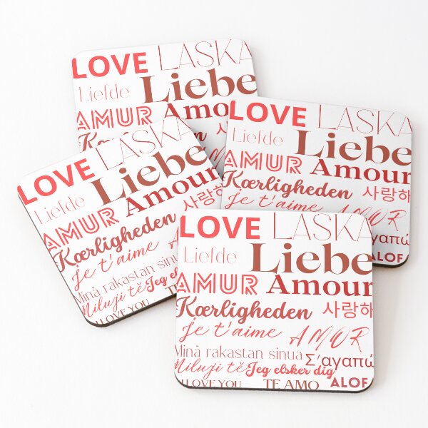 Item preview, Valentines day, love, languages, love in every language, amore designed and sold by dragonfliesart.
