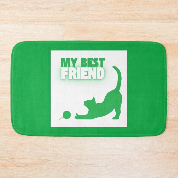 Item preview, Cat, my best friend, a green graphics designed and sold by silent-violin.