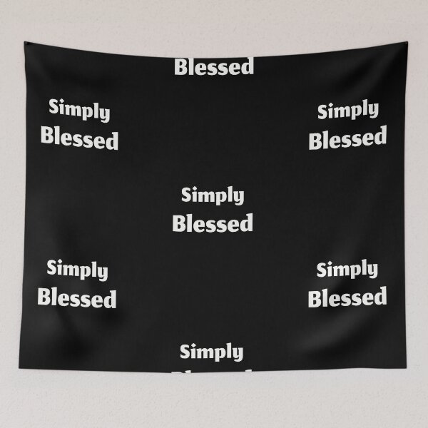 Item preview, Simply blessed, positive self-love quote designed and sold by Merchattack.