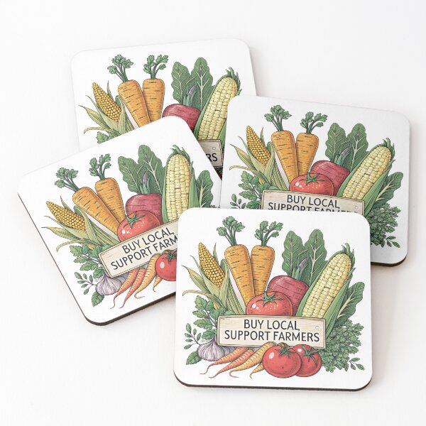 Item preview, Buy Local, Support Farmers designed and sold by SignumShop.