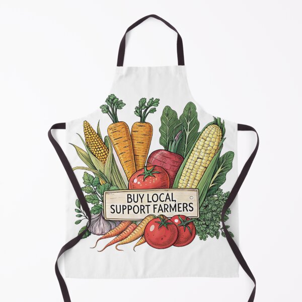 Item preview, Buy Local, Support Farmers designed and sold by SignumShop.