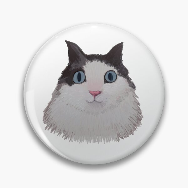 Item preview, Sweet Fluffy Ragdoll Cat Sticker designed and sold by FoggyFablesArt.
