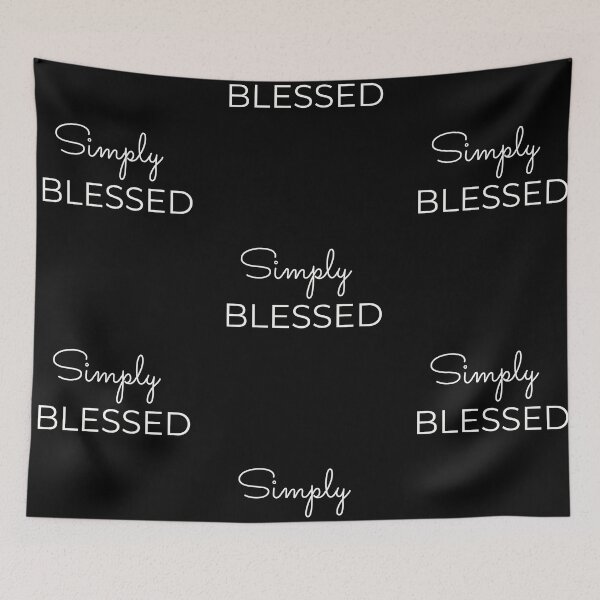 Item preview, Simply blessed, positive self-love quote designed and sold by Merchattack.