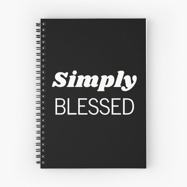 Item preview, Simply blessed, positive self-love quote designed and sold by Merchattack.