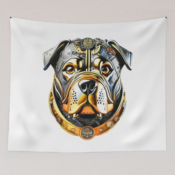Item preview, Steampunk Retro style Rottweiler designed and sold by Drone-tees.