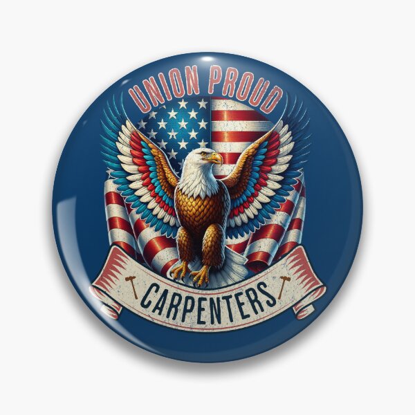 Item preview, Union Proud Carpenters | Union | Trades  designed and sold by Wavecrest Wearables.