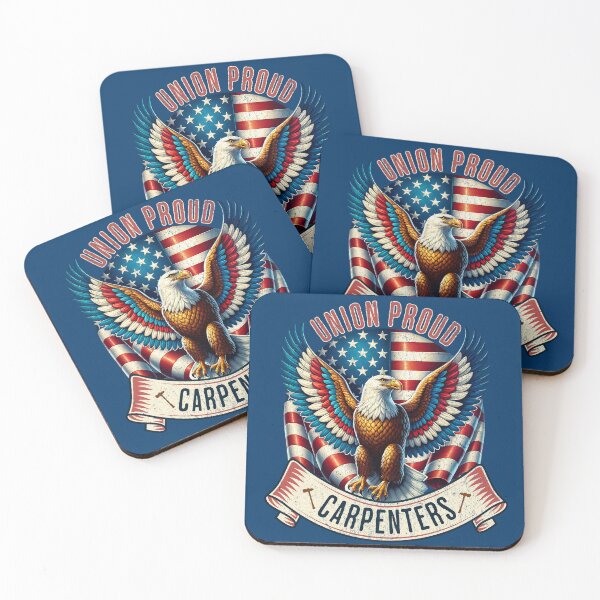 Item preview, Union Proud Carpenters | Union | Trades  designed and sold by Wavecrest Wearables.