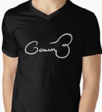Silicon Valley® - Gavin Belson Signature (White) Men's V-Neck T-Shirt