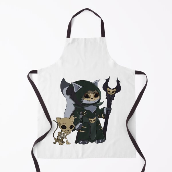 Item preview, Cute Gray Necromancer Warlock Cartoon Cat designed and sold by DrisT-Graphics.