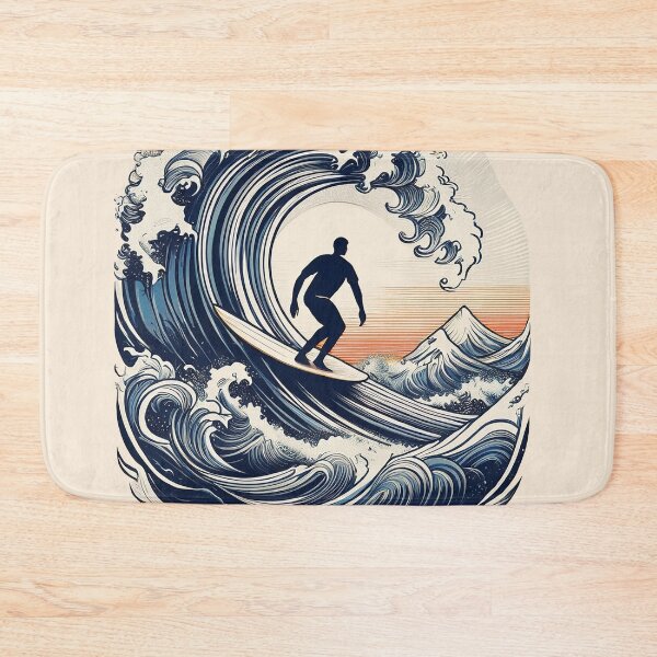 Item preview, The Great Wave Surfer designed and sold by Turnbull913.