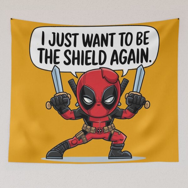 Item preview, Deadpool - I just want to be the shield again. designed and sold by 123ks.