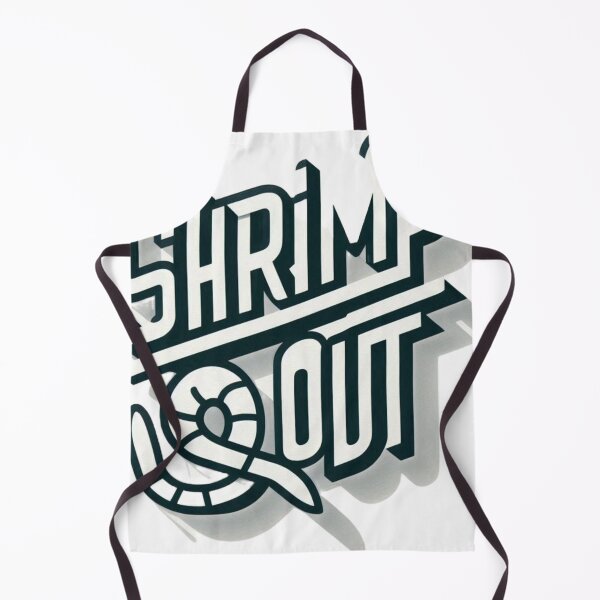 Item preview, Minimalist Shrimp Out Typography designed and sold by Martial-Art-23.