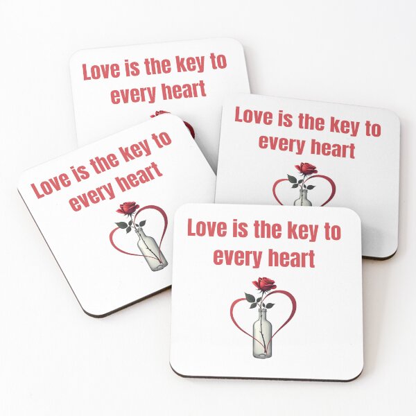 Item preview, Love is the key to every heart designed and sold by Pawprintgallary.