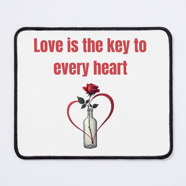 Item preview, Love is the key to every heart designed and sold by Pawprintgallary.