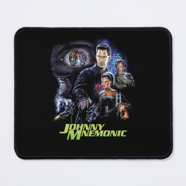 Item preview, Johnny Mnemonic T-Shirt – 90s Cult Classic Keanu Reeves  designed and sold by xrats.
