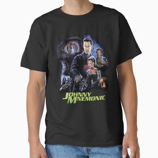 Artikel-Vorschau von Johnny Mnemonic T-Shirt – 90er-Kultklassiker Keanu Reeves, designt und verkauft von xrats.