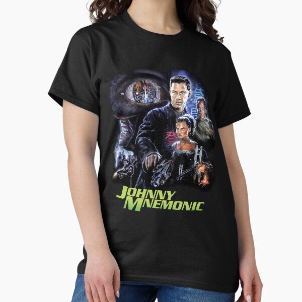 Artikel-Vorschau von Johnny Mnemonic T-Shirt – 90er-Kultklassiker Keanu Reeves, designt und verkauft von xrats.