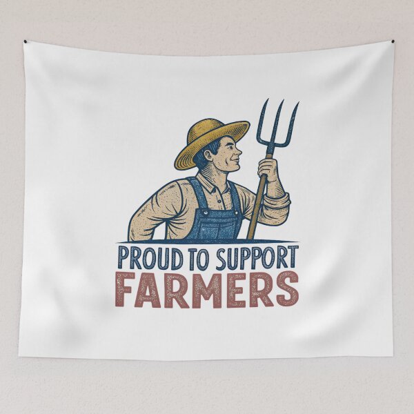 Item preview, Proud to Support Farmers designed and sold by SignumShop.