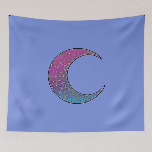 Item preview, Geometric Crescent Moon designed and sold by Slice-of-Pizzo.